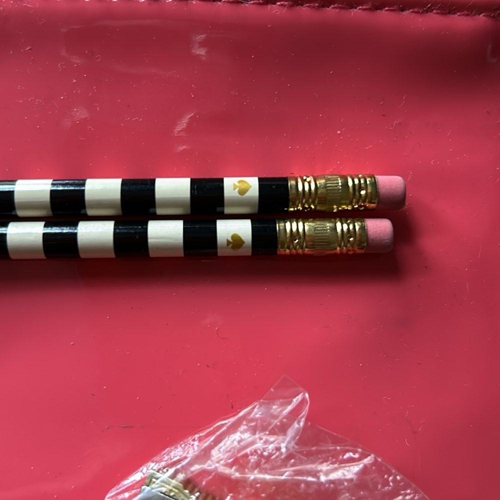 Kate Spade Same Mistakes pencil pouch case set - Picture 6 of 8